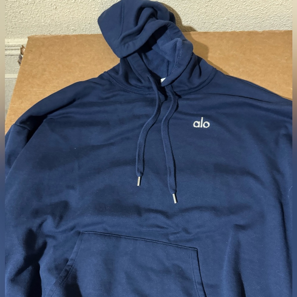 ALO Yoga Navy Hoodie